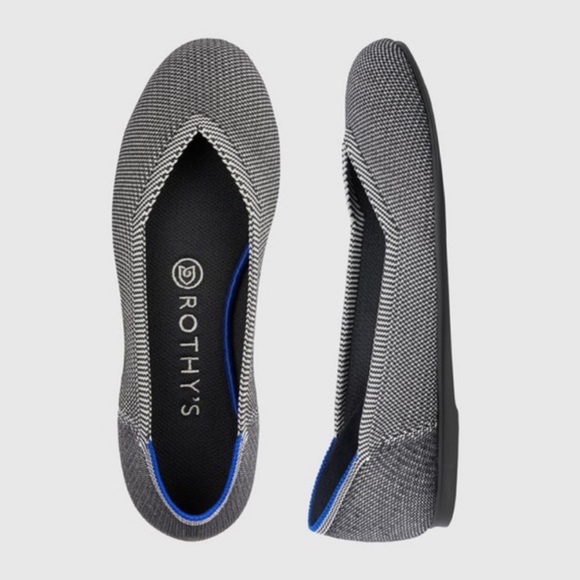 NWT Rothy’s Round-Toe Grey Birdseye - Picture 3 of 11